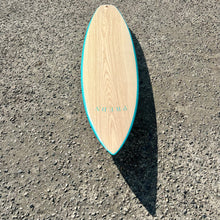 Load image into Gallery viewer, Predn Surf Co - Mor Lader (Pirate) bare oak deck shortboard - Sustainably built custom performance surfboards - Cornwall