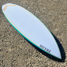 Load image into Gallery viewer, Predn Surf Co - Mor Lader (Pirate) bare oak deck shortboard - Sustainably built custom performance surfboards - Cornwall