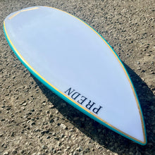 Load image into Gallery viewer, Predn Surf Co - Mor Lader (Pirate) bare oak deck shortboard - Sustainably built custom performance surfboards - Cornwall