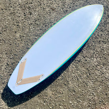 Load image into Gallery viewer, Predn Surf Co - Mor Lader (Pirate) bare oak deck shortboard - Sustainably built custom performance surfboards - Cornwall