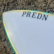 Load image into Gallery viewer, Predn Surf Co - Mor Lader (Pirate) bare oak deck shortboard - Sustainably built custom performance surfboards - Cornwall
