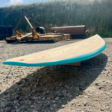 Load image into Gallery viewer, Predn Surf Co - Mor Lader (Pirate) bare oak deck shortboard - Sustainably built custom performance surfboards - Cornwall