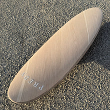 Load image into Gallery viewer, Predn Surf Co - 6ft single fin fun board - Mor Lader (Pirate) bare oak deck - Sustainably built performance surfboard - Cornwall