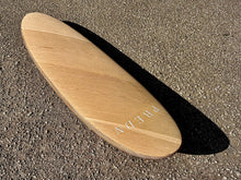 Load image into Gallery viewer, Predn Surf Co - 6ft single fin fun board - Mor Lader (Pirate) bare oak deck - Sustainably built performance surfboard - Cornwall