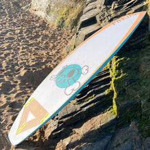 Load image into Gallery viewer, Predn Surf Co - Mor Lader (Pirate) bare oak deck shortboard - Sustainably built custom performance surfboards - Cornwall
