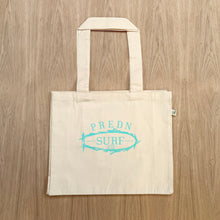 Load image into Gallery viewer, Predn Surf Co - Natural undyed organic cotton heavy lifter shopping bag - Classic