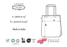 Load image into Gallery viewer, Predn Surf Co - Organic cotton fashion tote shopping bag - Various colours - Classic