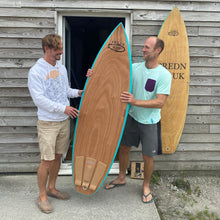 Load image into Gallery viewer, Predn Surf Co - Custom traditional Predn veneered construction Surfboard - Sustainably built performance surfboards - Cornwall