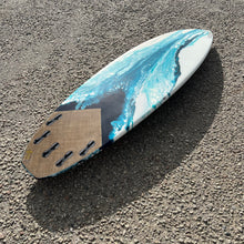 Load image into Gallery viewer, Predn Surf Co - Bobba surfboard 6'2" - Shortboard - Acrylic paint poured art
