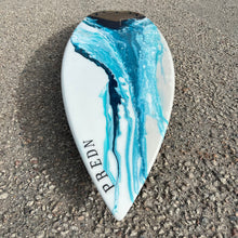 Load image into Gallery viewer, Predn Surf Co - Bobba surfboard 6'2" - Shortboard - Acrylic paint poured art