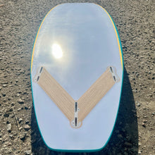 Load image into Gallery viewer, Predn Surf Co - Mor Lader (Pirate) bare oak deck shortboard - Sustainably built performance surfboards - Cornwall
