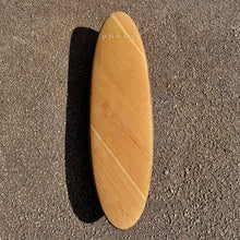 Load image into Gallery viewer, Predn Surf Co - 6ft single fin fun board - Mor Lader (Pirate) bare oak deck - Sustainably built performance surfboard - Cornwall
