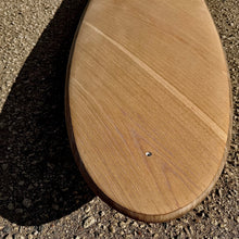 Load image into Gallery viewer, Predn Surf Co - 6ft single fin fun board - Mor Lader (Pirate) bare oak deck - Sustainably built performance surfboard - Cornwall
