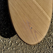 Load image into Gallery viewer, Predn Surf Co - 6ft single fin fun board - Mor Lader (Pirate) bare oak deck - Sustainably built performance surfboard - Cornwall

