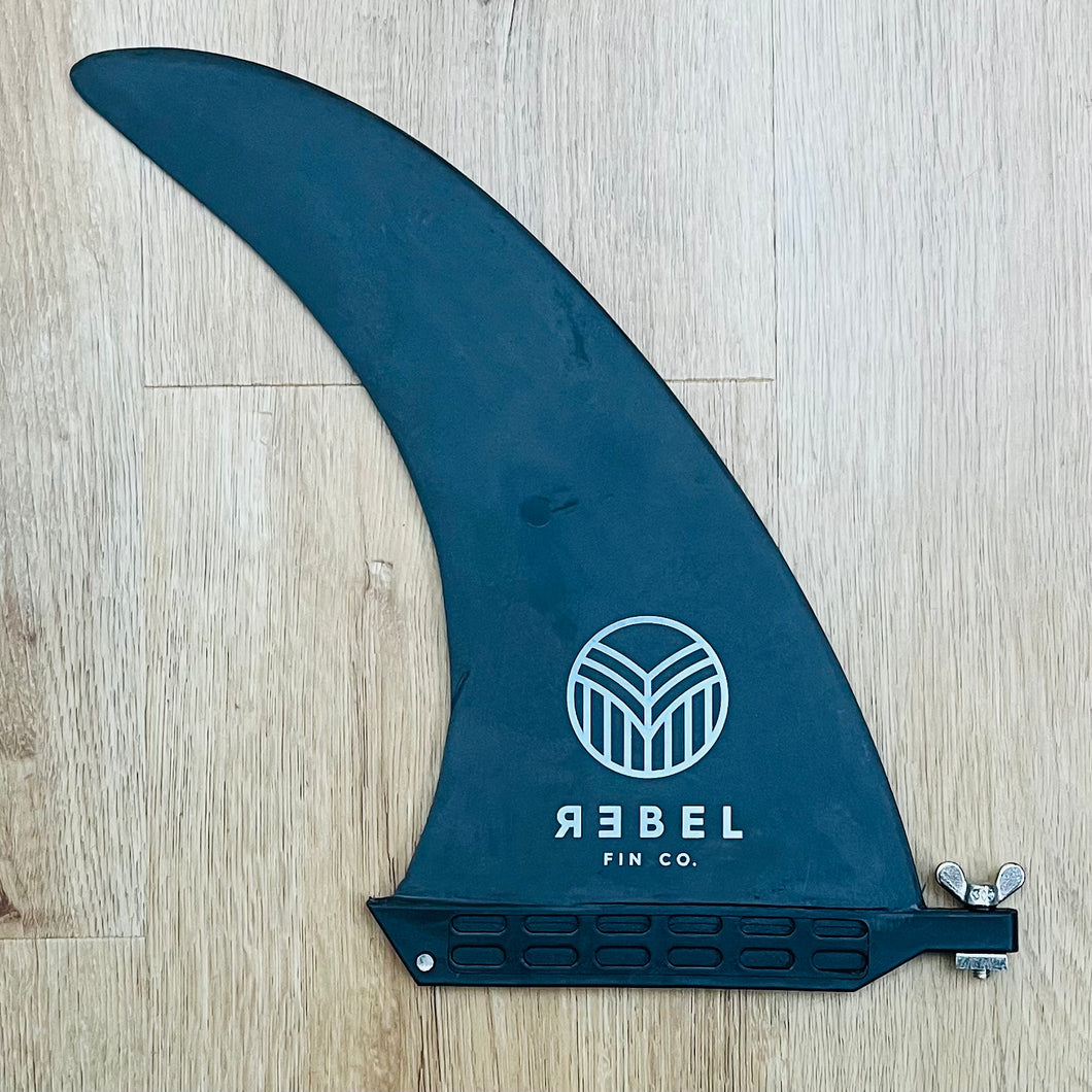 9 Inch Single fin - US Fin box - Longboard - Rebel Fin Co - Made with recycled carbon - Predn Surf Co