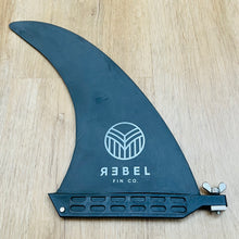 Load image into Gallery viewer, 9 Inch Single fin - US Fin box - Longboard - Rebel Fin Co - Made with recycled carbon - Predn Surf Co
