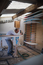 Load image into Gallery viewer, Epoxy surfboard ding repair workshop - Cornwall - Predn Surf Co
